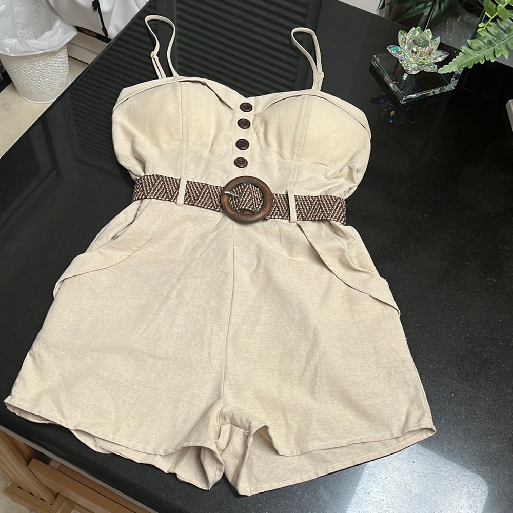 NWT Linen romper
